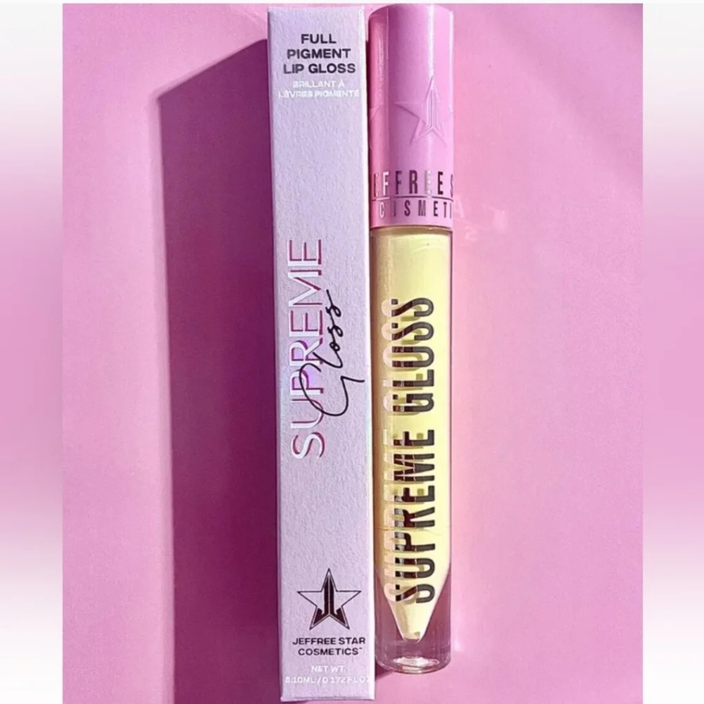 Jeffrey Star Supreme Full Pigment Lipgloss in Urethra (Yellow Lipgloss) BNIB